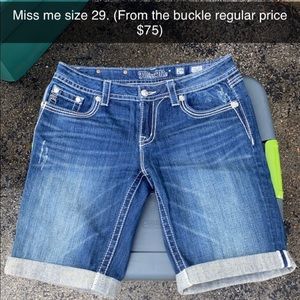 Miss me longer shorts